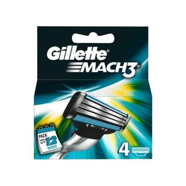 Cargador Gillette Mach-3 4 Und.